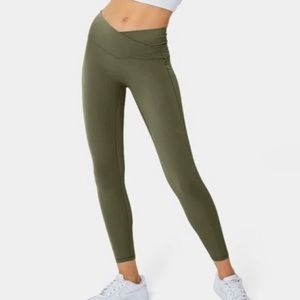 OFFLINE by AERIE/AE Real Me High-Rise Olive Green Crossover 7/8 Legging